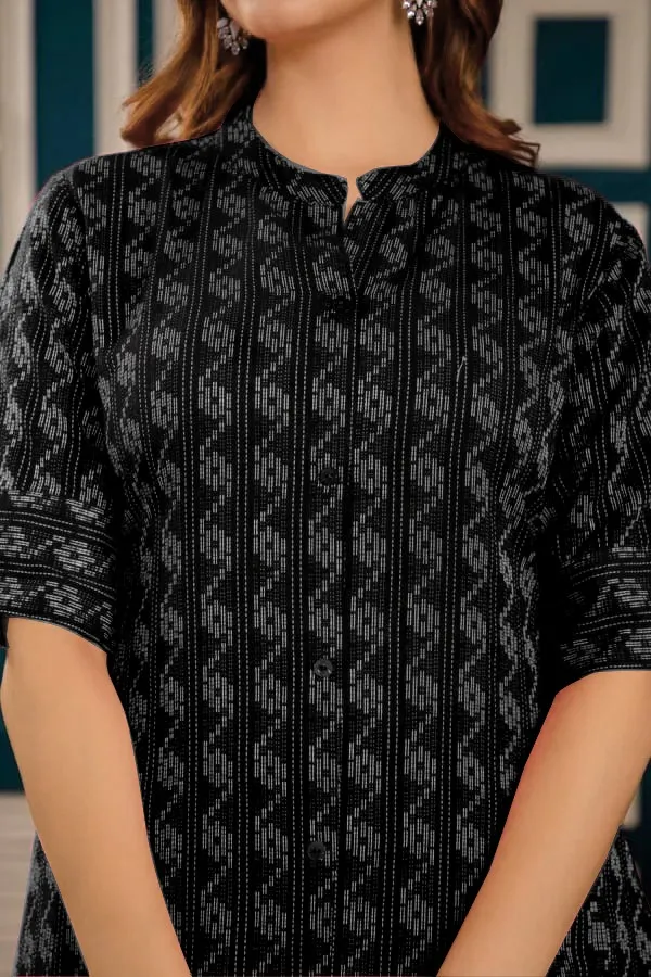 Black_Cotton_Straight_Geometric_Print_Kurta_Palazzo_Set_For_Women