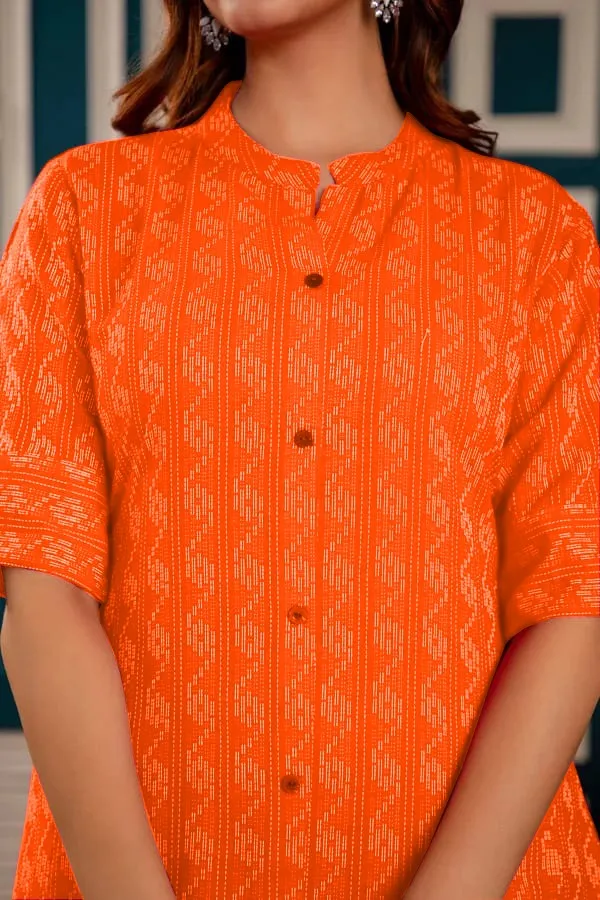 Orange_Cotton_Straight_Printed_Kurta_Palazzo_Set_For_Women