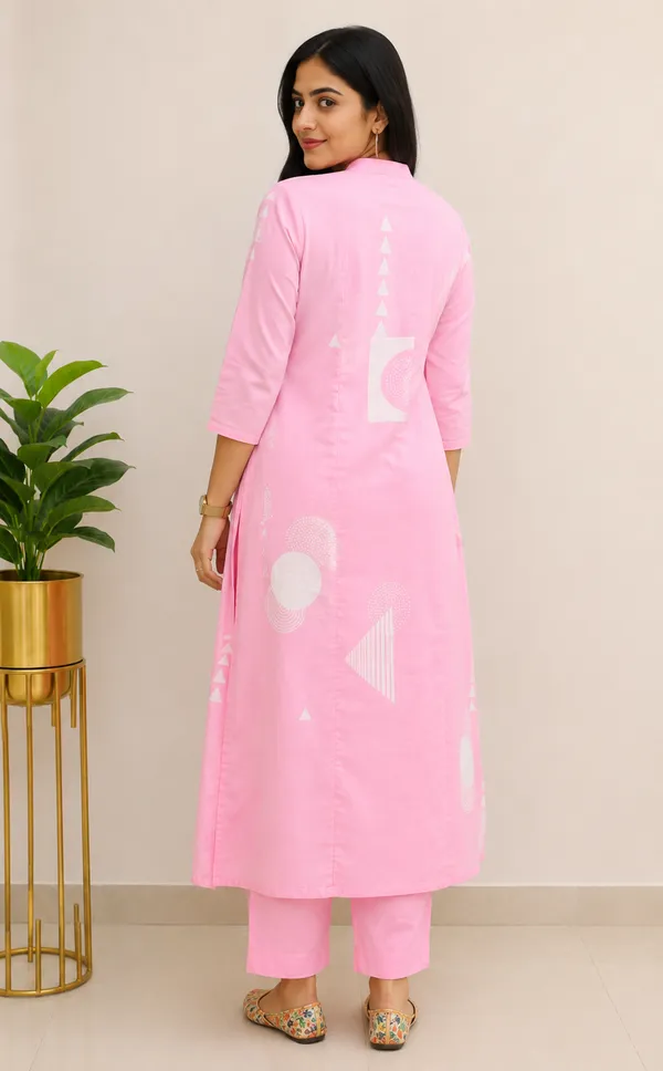 Pink_Rayon_Straight_Printed_Kurta_Set_For_Women
