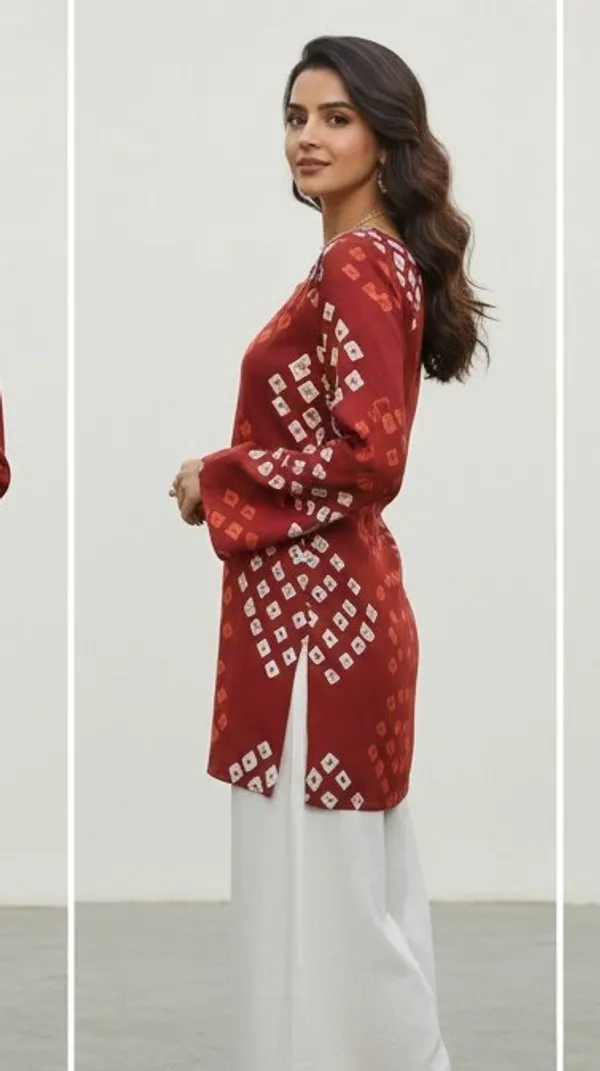 Red_Rayon_Straight_Geometric_Print_Kurta_For_Women