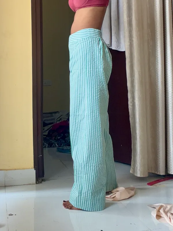 Mint_Green_Striped_Wide_Leg_Pants_for_Women