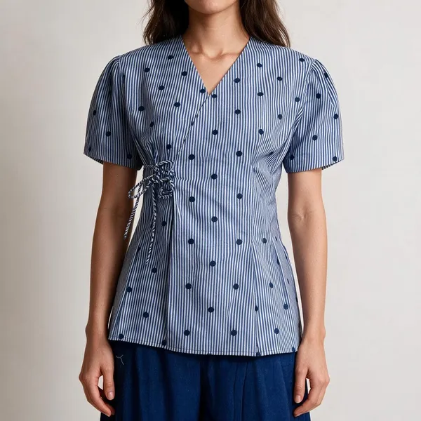 Blue_Cotton_Tunic_Top_For_Women