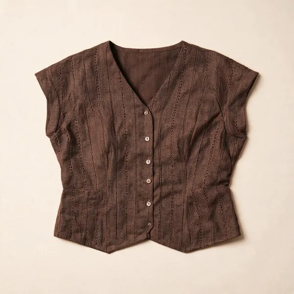 Brown_Cotton_Top_For_Women