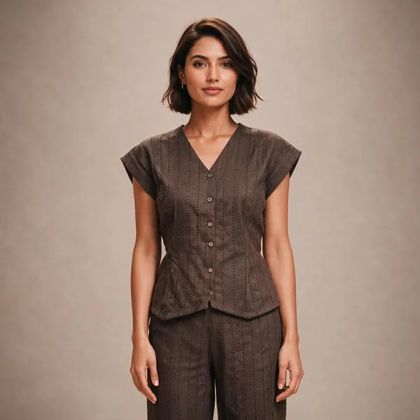 Brown_Cotton_Top_For_Women