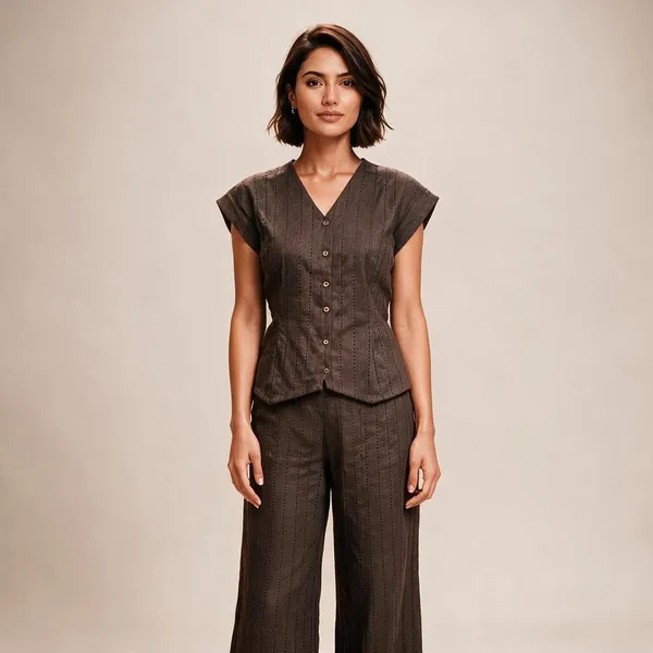 Brown_Cotton_Top_For_Women