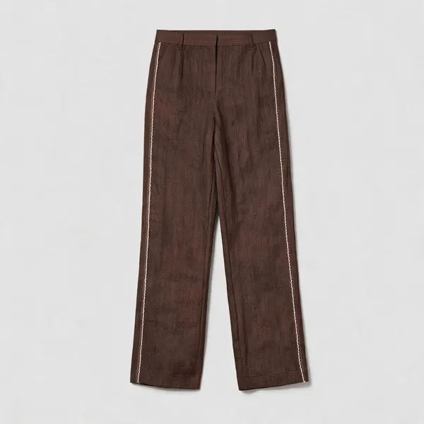 Brown_Cotton_Bottom_Pant_For_Women