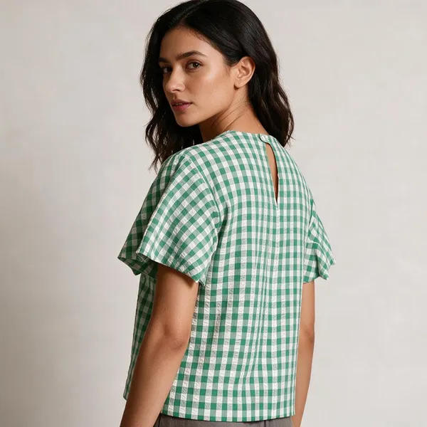 Green_Cotton_Top_For_Women