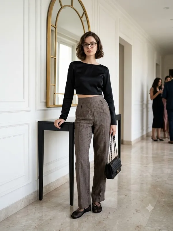 Brown_Cotton_Bottom_Pant_For_Women