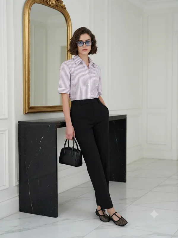 Lavender_Cotton_Shirt_For_Women