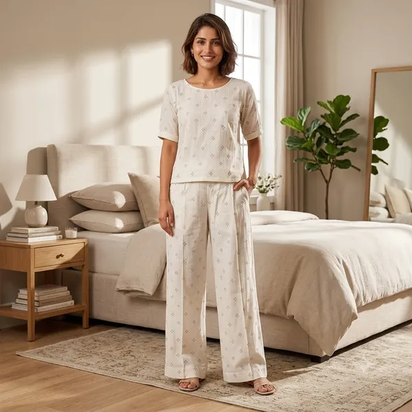 White_Double_Mal_Lounge_Set_For_Women
