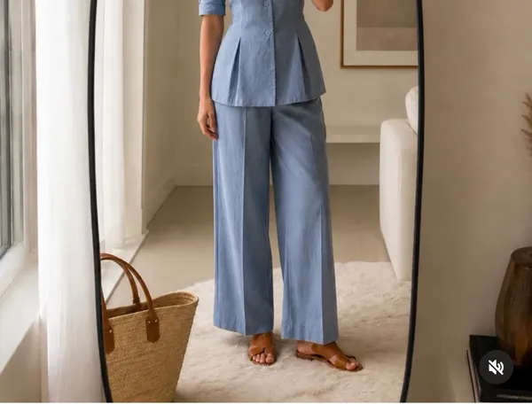 Blue_Cotton_Wide_Leg_Pants_For_Women