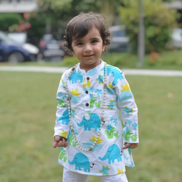 Blue_And_White_Cotton_Straight_Fit_Kurta_Pyjama_Set_For_Boys