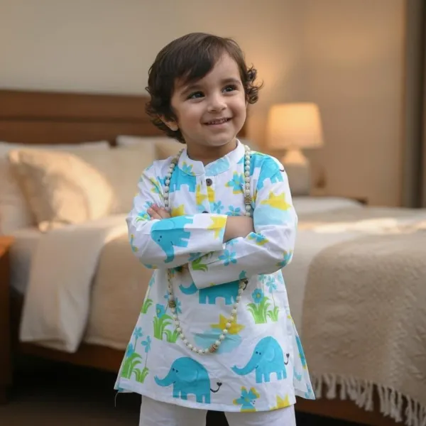 Blue_And_White_Cotton_Straight_Fit_Kurta_Pyjama_Set_For_Boys