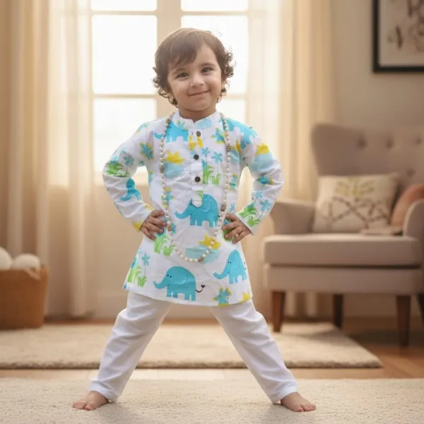 Blue_And_White_Cotton_Straight_Fit_Kurta_Pyjama_Set_For_Boys