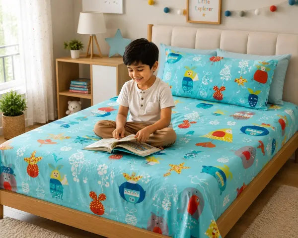Blue_Cotton_Cars_Print_Bedsheet_For_Kids