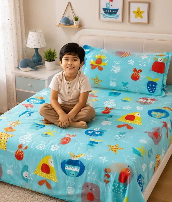 Blue_Cotton_Cars_Print_Bedsheet_For_Kids
