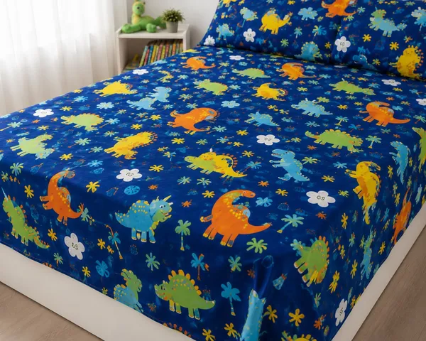 Kids_Bedsheet_Dinosaur