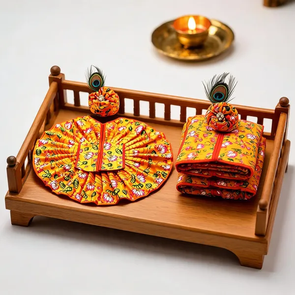 Orange_Cotton_Floral_Laddu_Gopal_Poshak_-_Pack_of_2