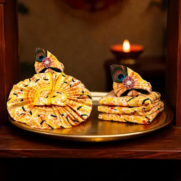 Yellow_Cotton_Printed_Laddu_Gopal_Poshak_-_Pack_of_2