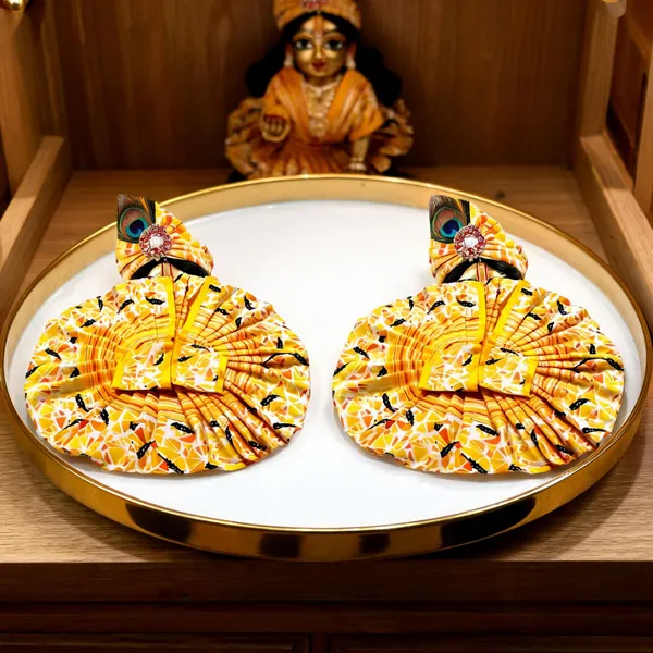 Yellow_Cotton_Printed_Laddu_Gopal_Poshak_-_Pack_of_2