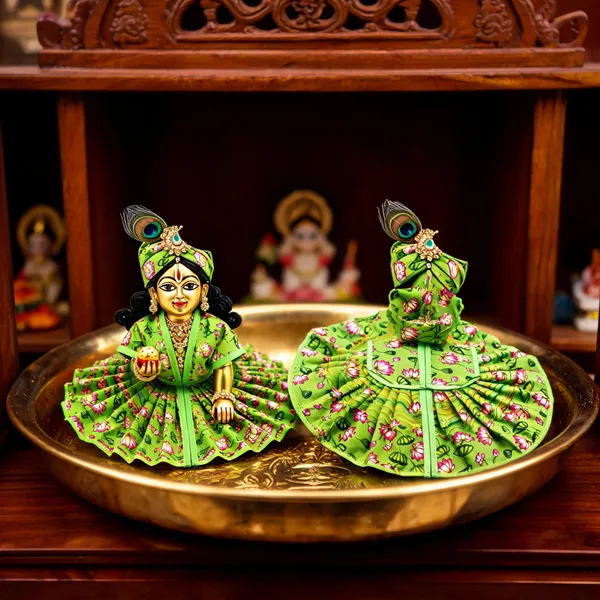 Green_Cotton_Floral_Printed_Laddu_Gopal_Poshak_-_Pack_of_2