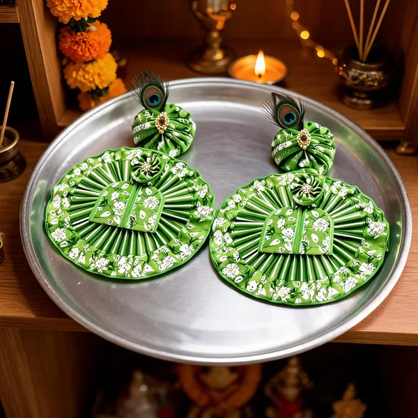 Green_Cotton_Floral_Printed_Laddu_Gopal_Poshak_-_Pack_of_2