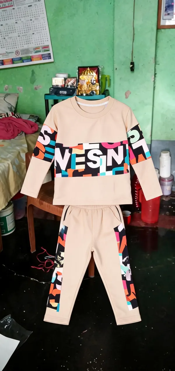 Beige_Polyester_Printed_Tracksuit_Set_For_Boys