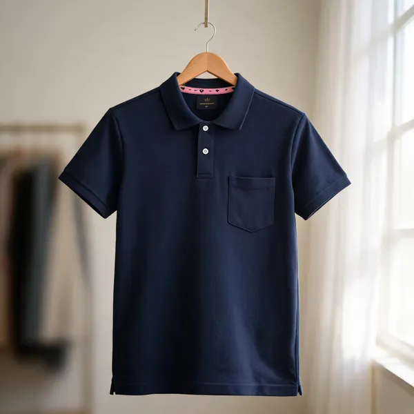 Navy_Cotton_Polo_T-Shirt_For_Men