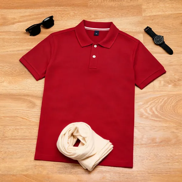 Red_Cotton_Regular_Fit_Polo_T-Shirt_For_Men