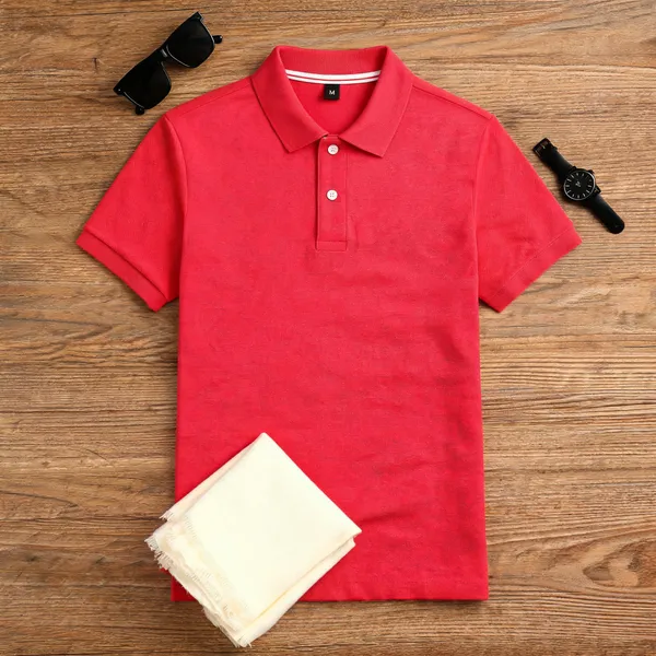 Red_Cotton_Regular_Fit_Polo_T-Shirt_For_Men