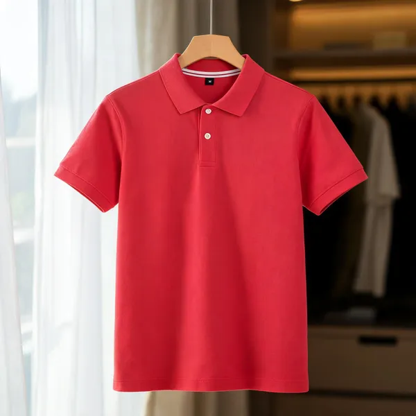Red_Cotton_Regular_Fit_Polo_T-Shirt_For_Men