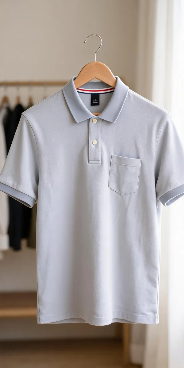 Light_Grey_Cotton_Polo_T-Shirt_For_Men
