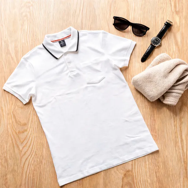White_Cotton_Polo_T-Shirt_For_Men