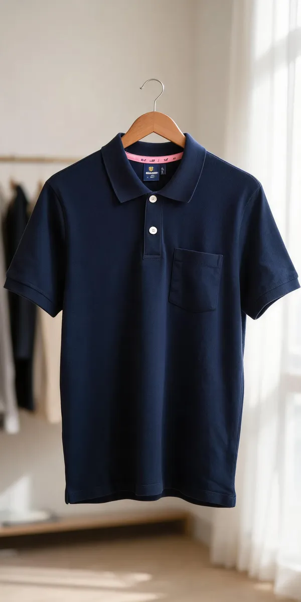 Navy_Cotton_Polo_T-Shirt_For_Men