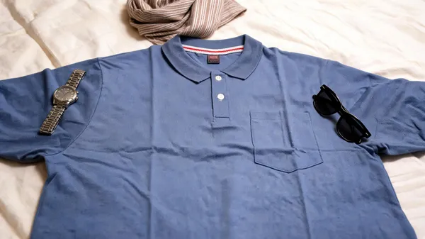 Blue_Cotton_Polo_T-Shirt_For_Men