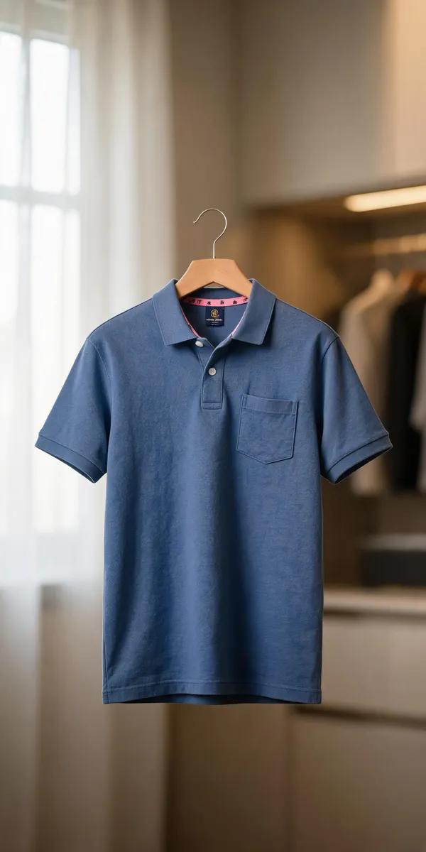 Blue_Cotton_Polo_T-Shirt_For_Men