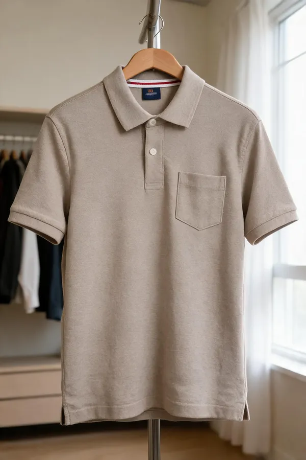 Grey_Cotton_Regular_Fit_Polo_T-Shirt_For_Men