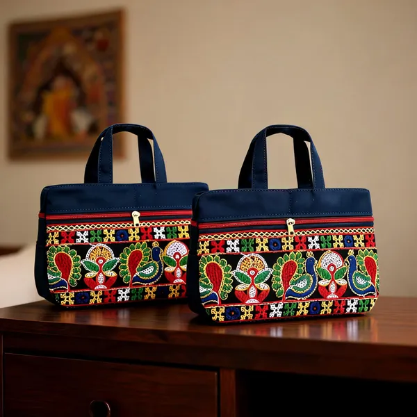 Multicolour_Synthetic_Embroidered_Tote_Bag_For_Women_-_Pack_of_2