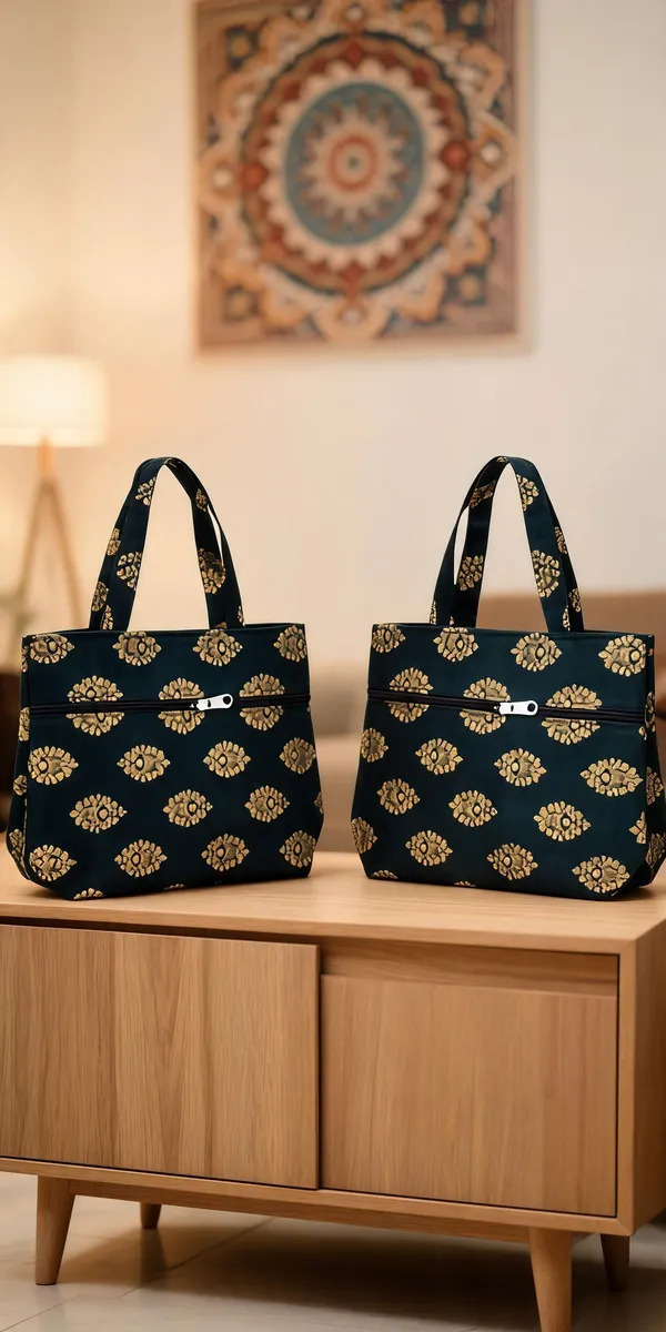 Navy_Synthetic_Printed_Tote_Bag_With_Zipper_Pocket_For_Women_-_Pack_of_2