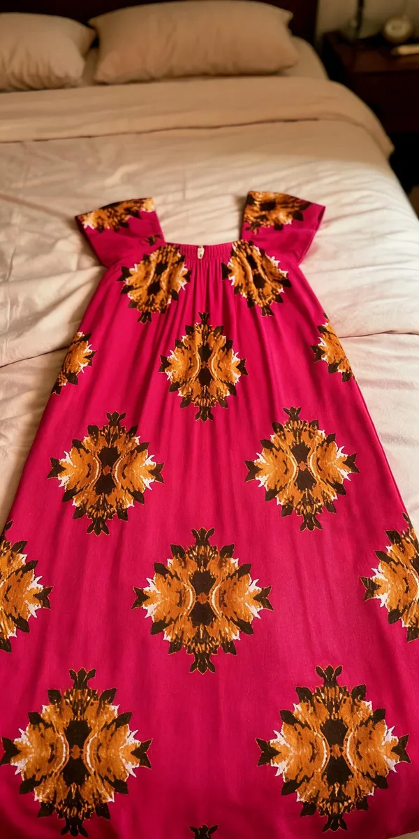 Pink_Cotton_Printed_Loose_Fit_Nightdress_For_Women