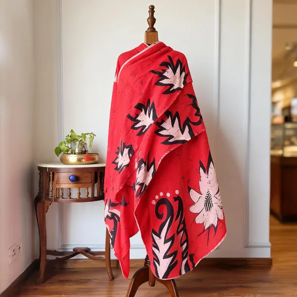 Red_Mul_Mul_Cotton_Printed_Saree_For_Women