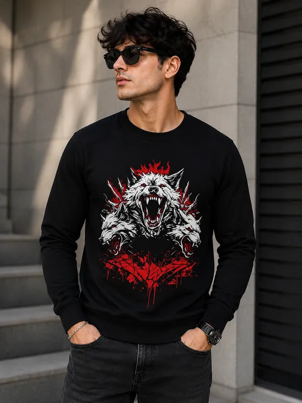 Black_Cotton_Graphic_Long_Sleeve_Sweatshirt_For_Men