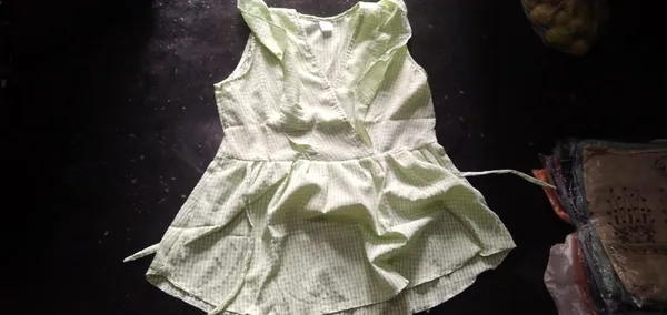 Light_Green_Checked_Sleeveless_Dress_for_Baby_Girls