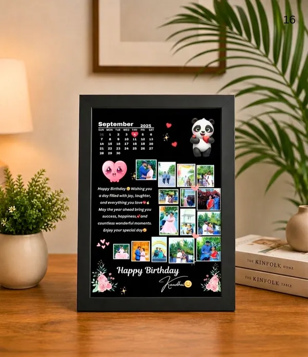 Black_Birthday_Floral_Calendar_Collage_Tabletop_Photo_Frame