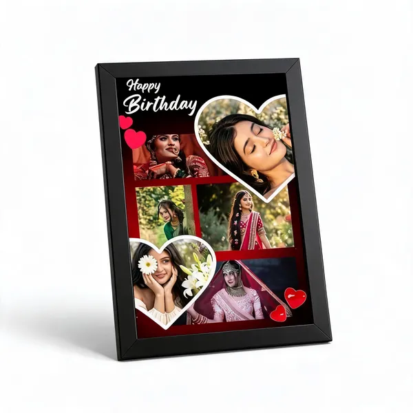 Black_Birthday_Heart_Floral_Photo_Collage_Frame