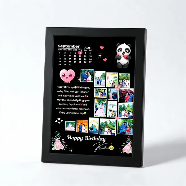 Black_Birthday_Floral_Calendar_Collage_Tabletop_Photo_Frame