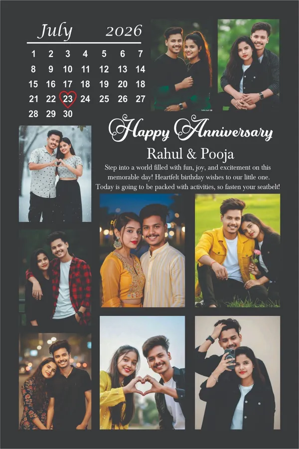 Dark_Anniversary_Couple_Photo_Collage_Calendar_Poster