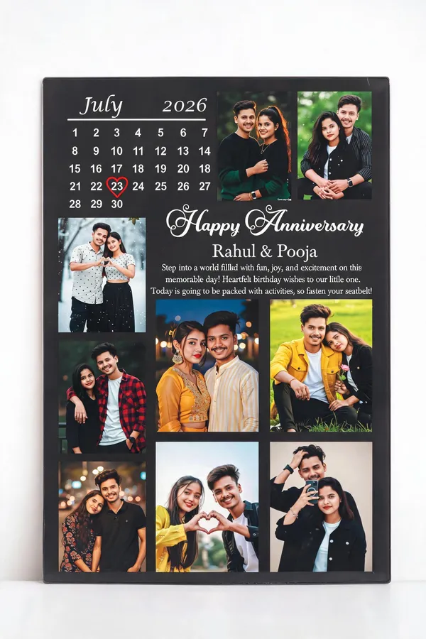 Dark_Anniversary_Couple_Photo_Collage_Calendar_Poster
