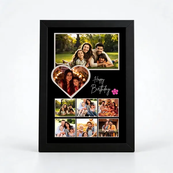 Black_Birthday_Heart_Floral_Family_Photo_Collage_Frame