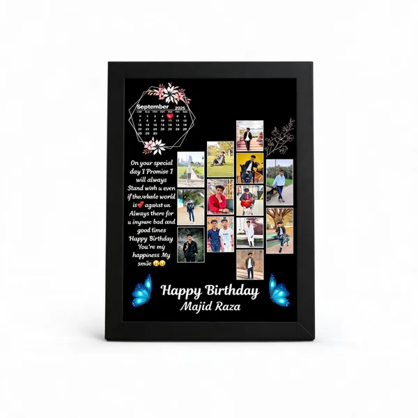 Black_Personalised_Birthday_Butterfly_Collage_Photo_Frame